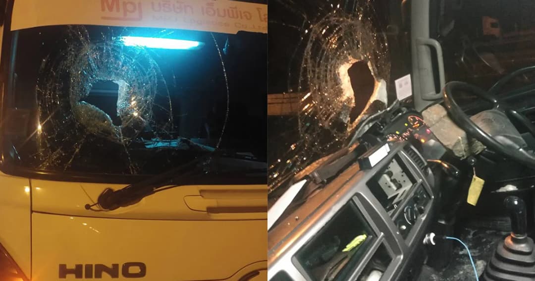 เล็งตั้งข้อหา ‘ร่วมกันพยามฆ่า’ แก๊งปาหิน! หัวโจกอายุแค่ 12 ปี