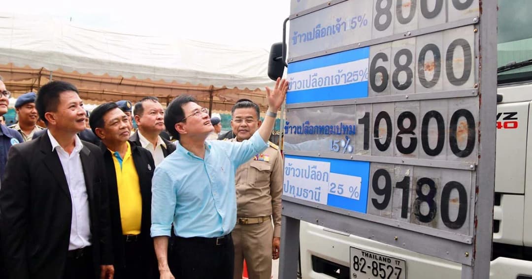 เคาะประกันรายได้ข้าวหอมมะลิ 1.5 หมื่น ข้าวเจ้า 1 หมื่นต่อตัน ไม่เกิน 40 ไร่