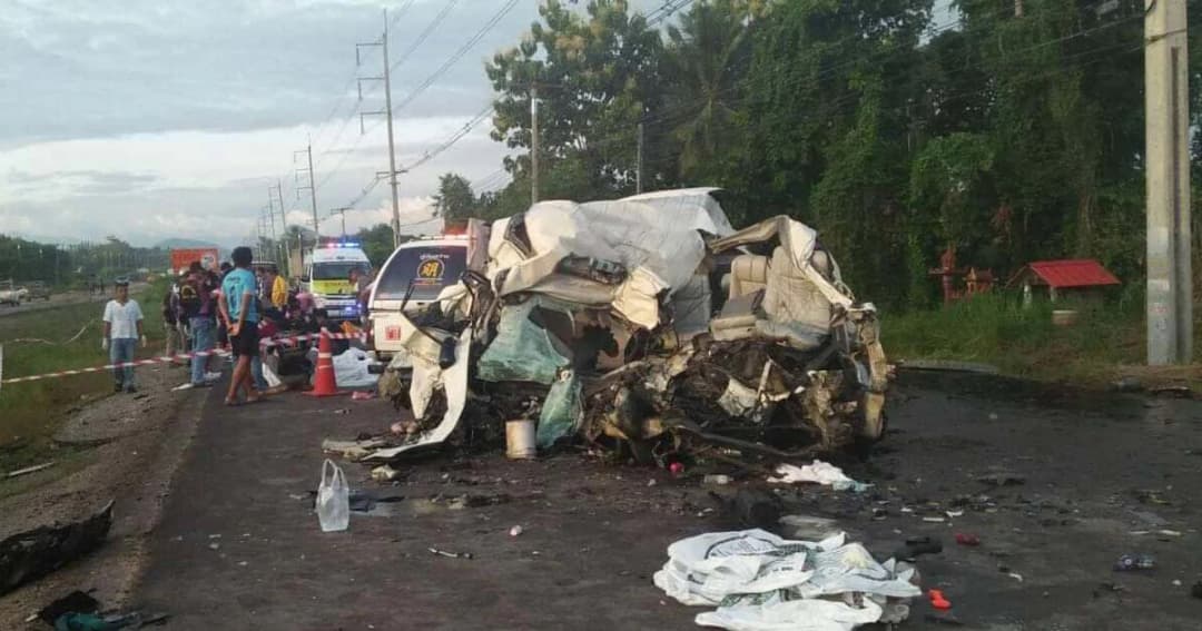 ขนส่งสระแก้วเผย อุบัติเหตุรถตู้ 11 ศพ พบสัญญาณ GPS ขาดหายเป็นช่วงๆ