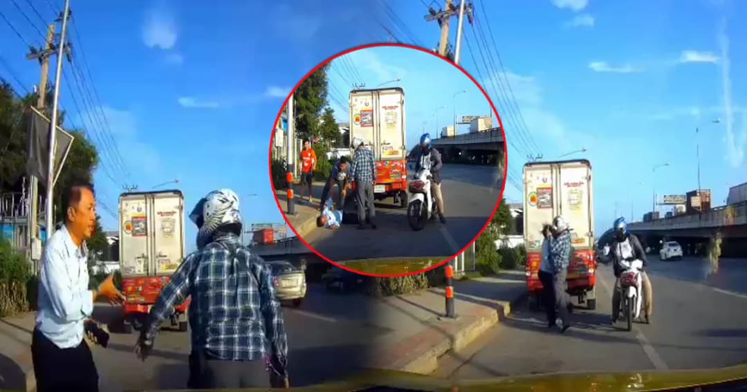 แท็กซี่เปิดใจหลังถูก จยย.หัวร้อน ต่อย-แทง น็อคข้างทาง