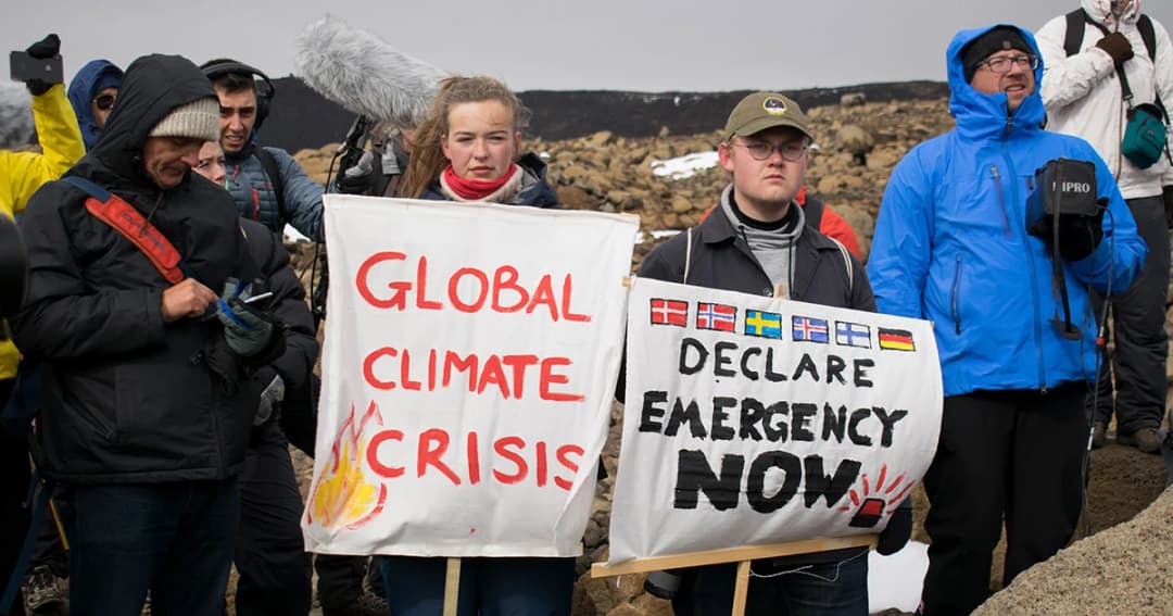 ไอซ์แลนด์จัดงานอำลาธารน้ำแข็งอายุ 700 ปี หลังละลายจนหมดเพราะภาวะโลกร้อน