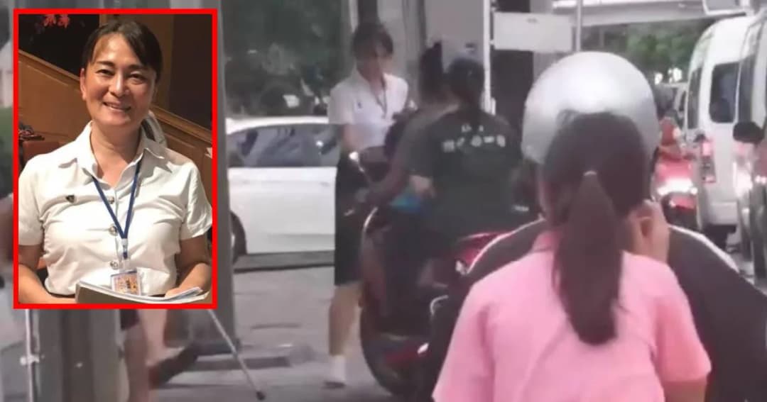 นักศึกษา ขวาง จยย.วิ่งฟุตปาธผิดกฎหมาย เป็นชาวญี่ปุ่น