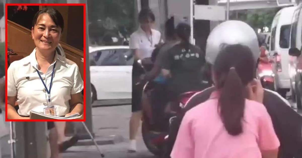 นักศึกษา ขวาง จยย.วิ่งฟุตปาธผิดกฎหมาย เป็นชาวญี่ปุ่น