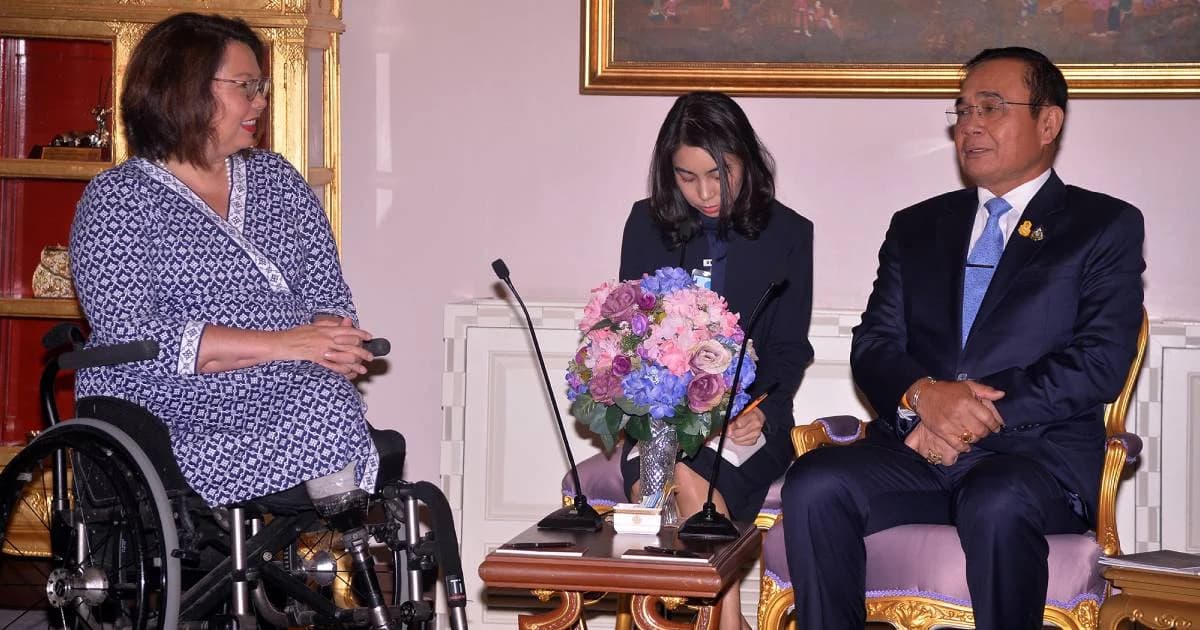 “แทมมี ดักเวิร์ธ” ส.ว.สหรัฐฯ เข้าพบ “บิ๊กตู่” ชื่นชมพัฒนาการทางการเมือง-ศก.ของไทย