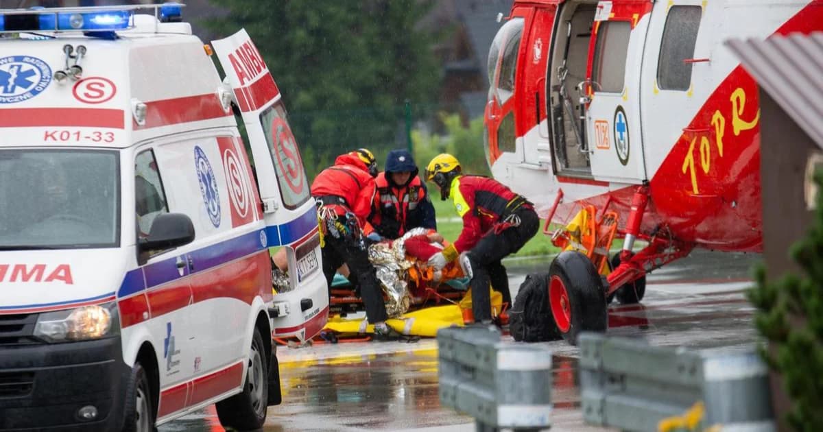 พายุฝนพัดถล่มโปแลนด์อย่างหนัก พบผู้เสียชีวิต 4 ราย บาดเจ็บอีกนับร้อย