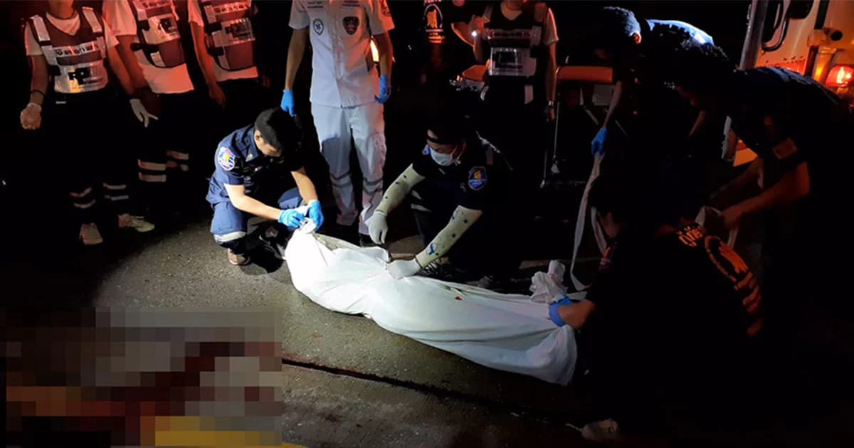 นักศึกษา ขี่บิ๊กไบค์ฝ่าสายฝน เสียหลักล้ม ดับคาที่