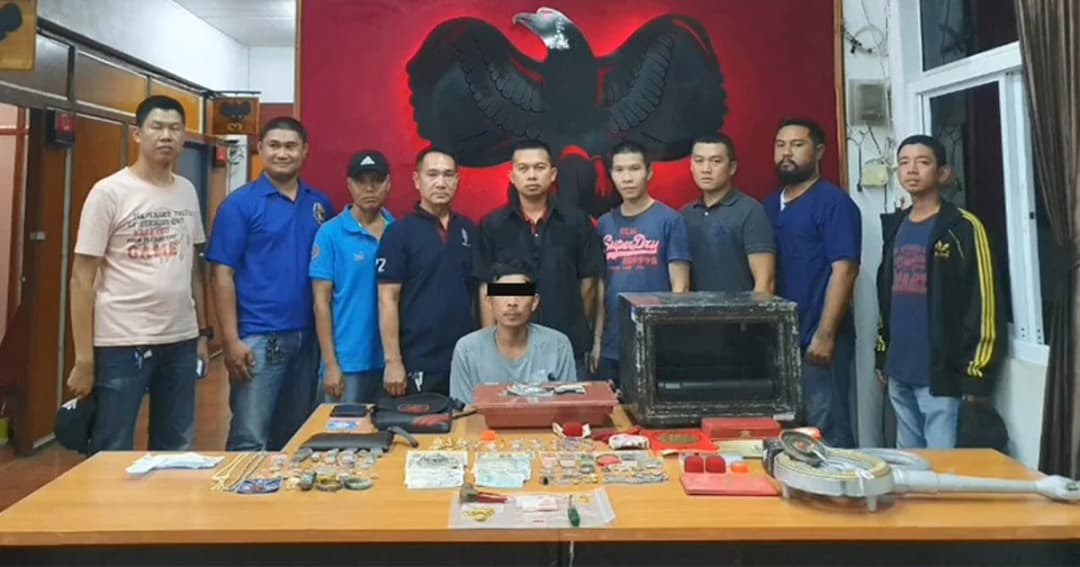 จับหนุ่มงัดบ้านพักข้าราชการหลายหลัง อ้าง หาเงินซื้อทองง้อแฟนสาว