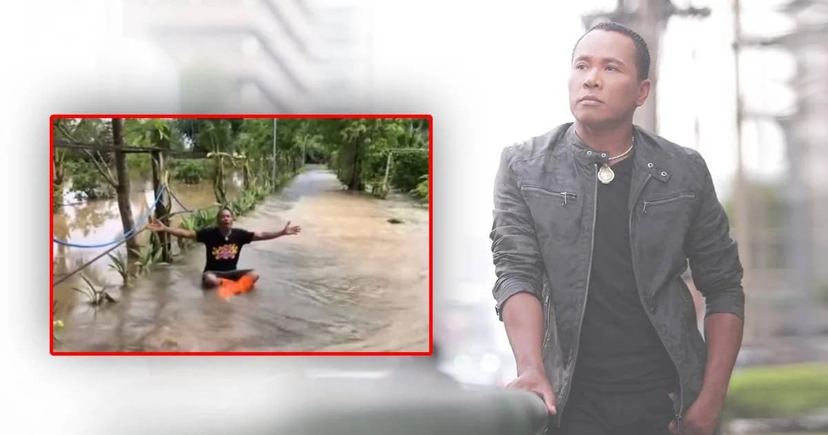 ไมค์ ภิรมย์พร อัดคลิปครวญนาข้าวที่อุดรถูกน้ำท่วม