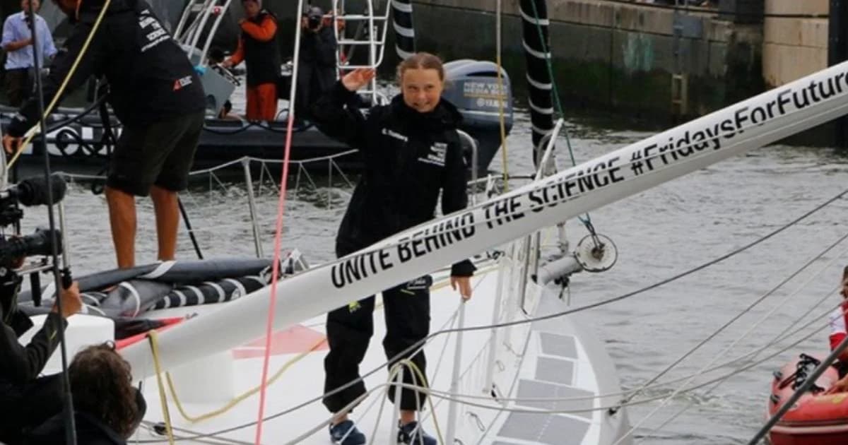 “เกรต้า” ล่องเรือถึงนิวยอร์ก พร้อมถก UN รับมือวิกฤตสภาพภูมิอากาศ