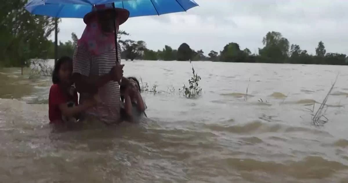 อำนาจเจริญ เฝ้าระวังระดับน้ำ 24 ชม. จมน้ำดับแล้ว 1 ราย