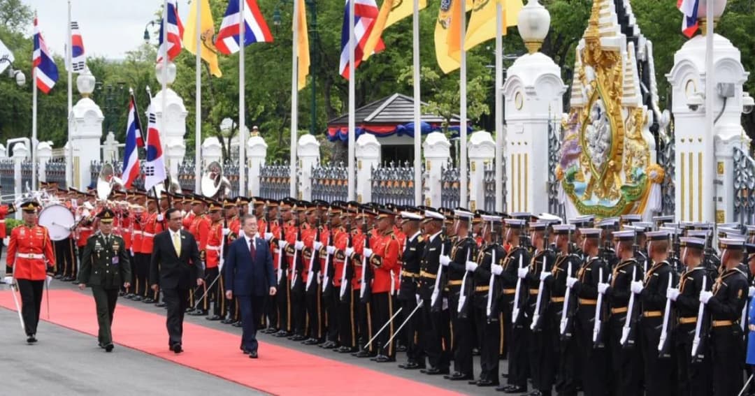 เปิดทำเนียบฯ ต้อนรับประธานาธิบดีเกาหลีใต้เยือนไทยครั้งแรก-ในรอบ 7 ปี