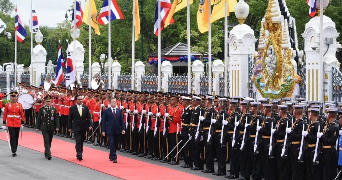 เปิดทำเนียบฯ ต้อนรับประธานาธิบดีเกาหลีใต้เยือนไทยครั้งแรก-ในรอบ 7 ปี