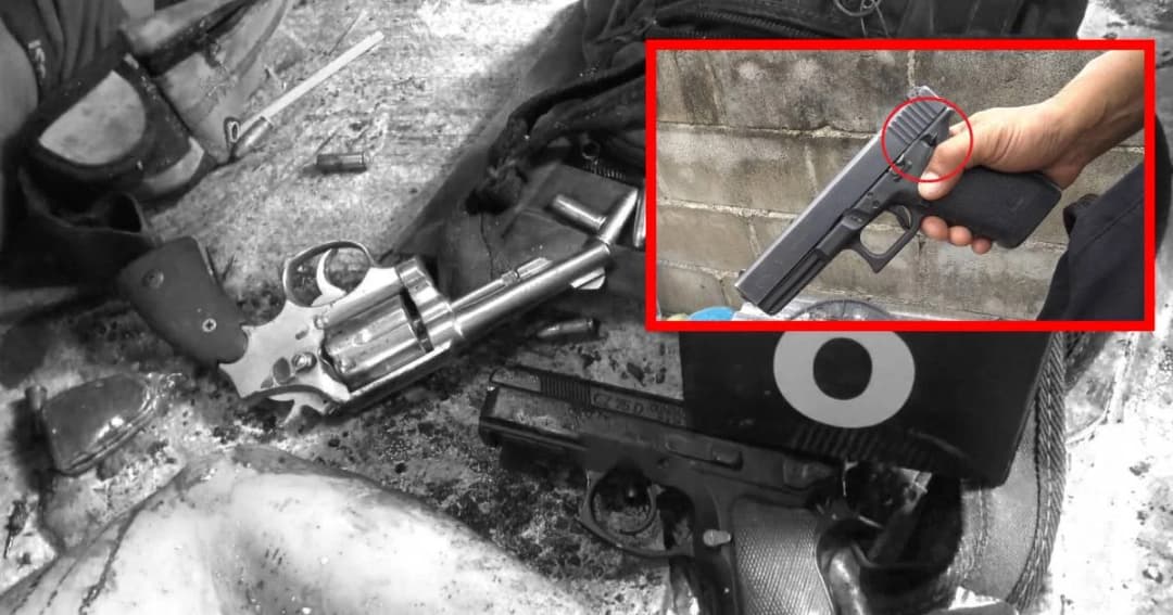 พ่อค้ายาดวลปืนถูกยิงดับ ฝั่ง ตร.รอดหวิวกระสุนโดนปืนพก