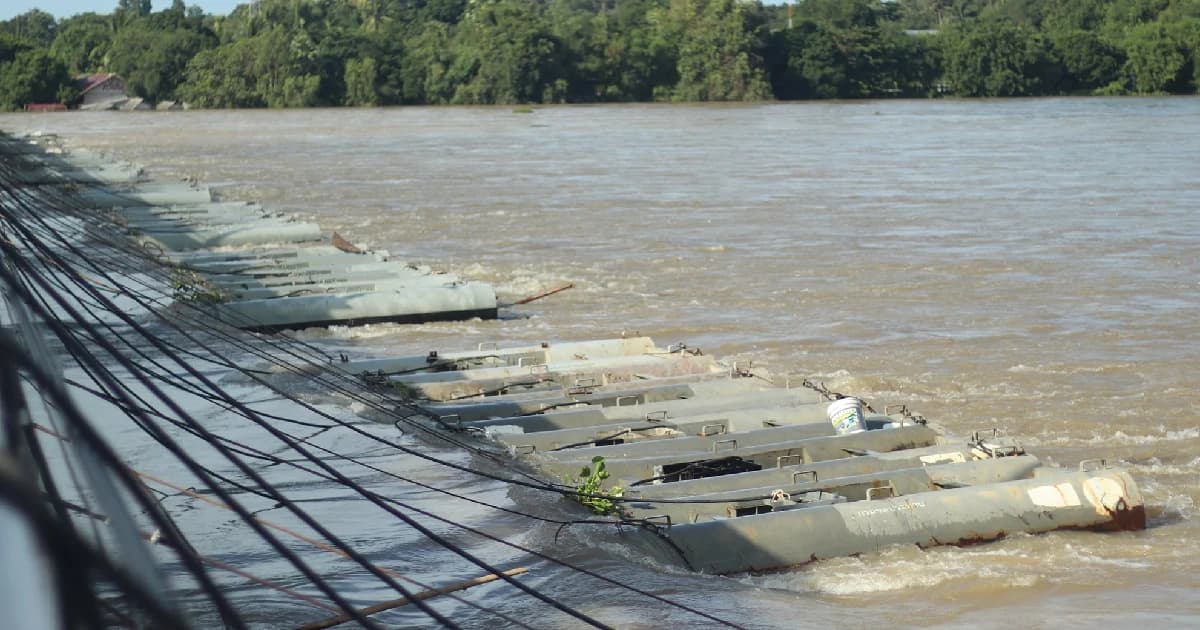 น้ำท่วมอุบลเริ่มคลี่คลาย ระดับน้ำแม่น้ำโขงอยู่ต่ำกว่าหน้าเขื่อนปากมูล 2.41 เมตร