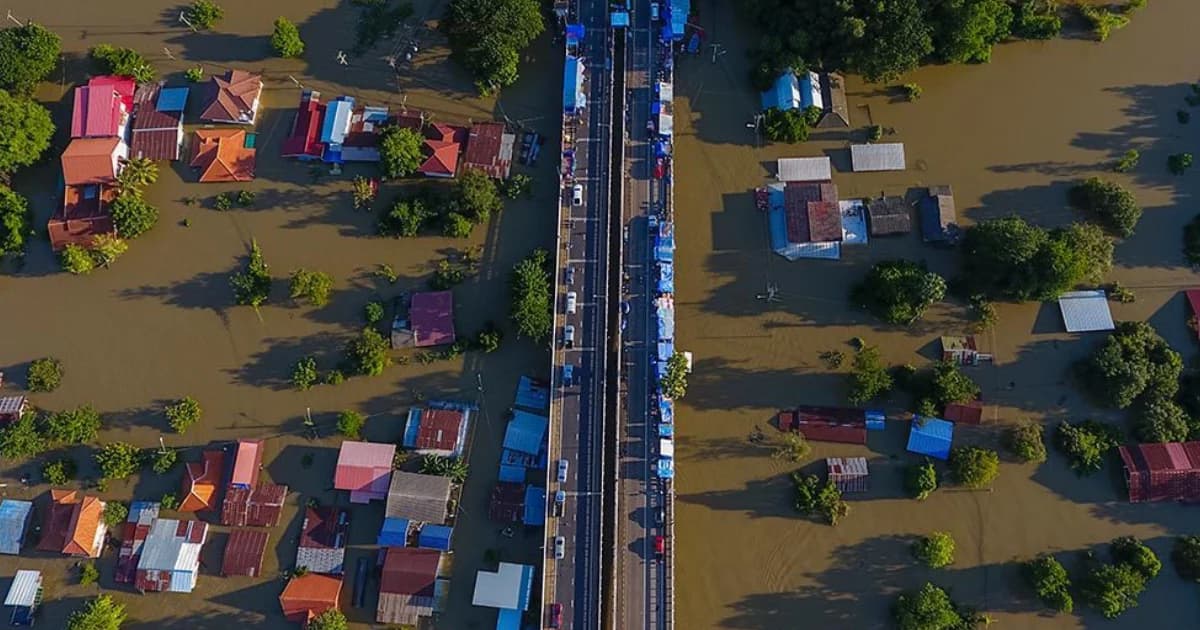 แนวทางระบายน้ำลุ่มน้ำมูล-น้ำชี จ.อุบลราชธานี คาดใช้เวลา 25 วันน้ำลด