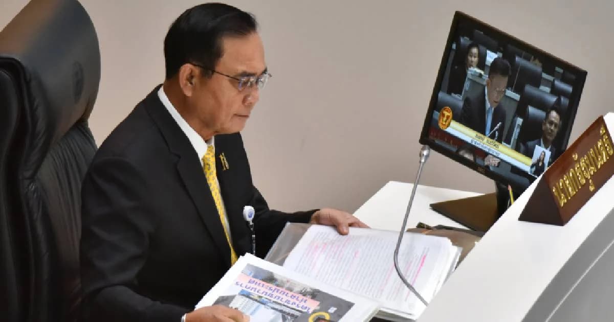 สรุปซักฟอกย่อยปมถวายสัตย์ครึ่งเช้า ฝ่ายค้านดาหน้าเรียกร้อง “ประยุทธ์” ลาออก