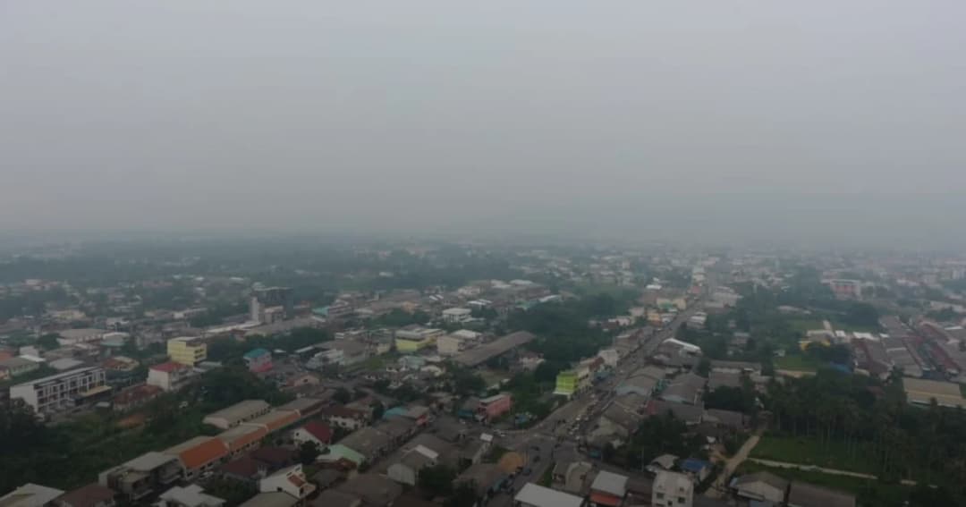 ฝนตกช่วยคลี่คลายปัญหาหมอกควันภาคใต้ แนะเลี่ยงกิจกรรมกลางแจ้ง