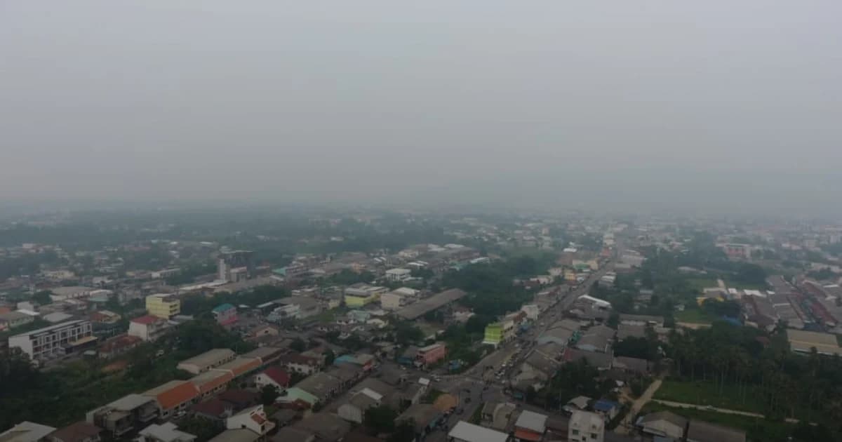 ฝนตกช่วยคลี่คลายปัญหาหมอกควันภาคใต้ แนะเลี่ยงกิจกรรมกลางแจ้ง