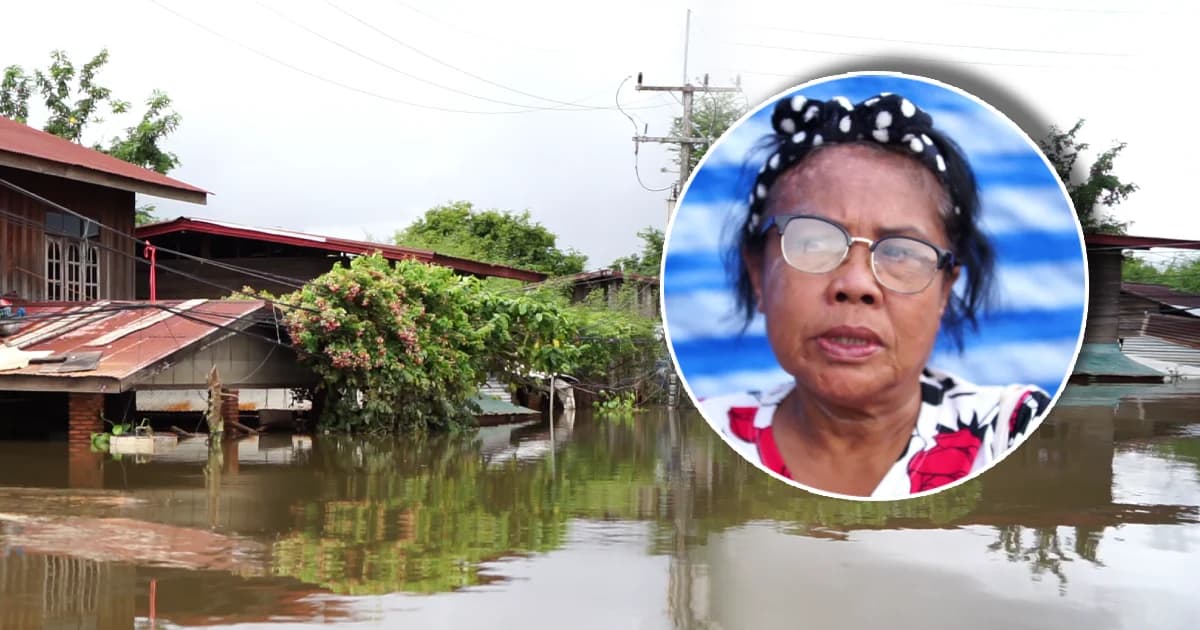 ผู้ประสบภัยน้ำท่วมอุบลฯ หวังมีบ้านอยู่หลังน้ำลด