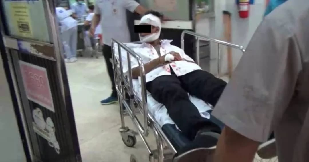 ตีกันได้แม้วันสอบ คว้ามีดไล่ฟันเจ็บหนักกลางสนาม กศน.