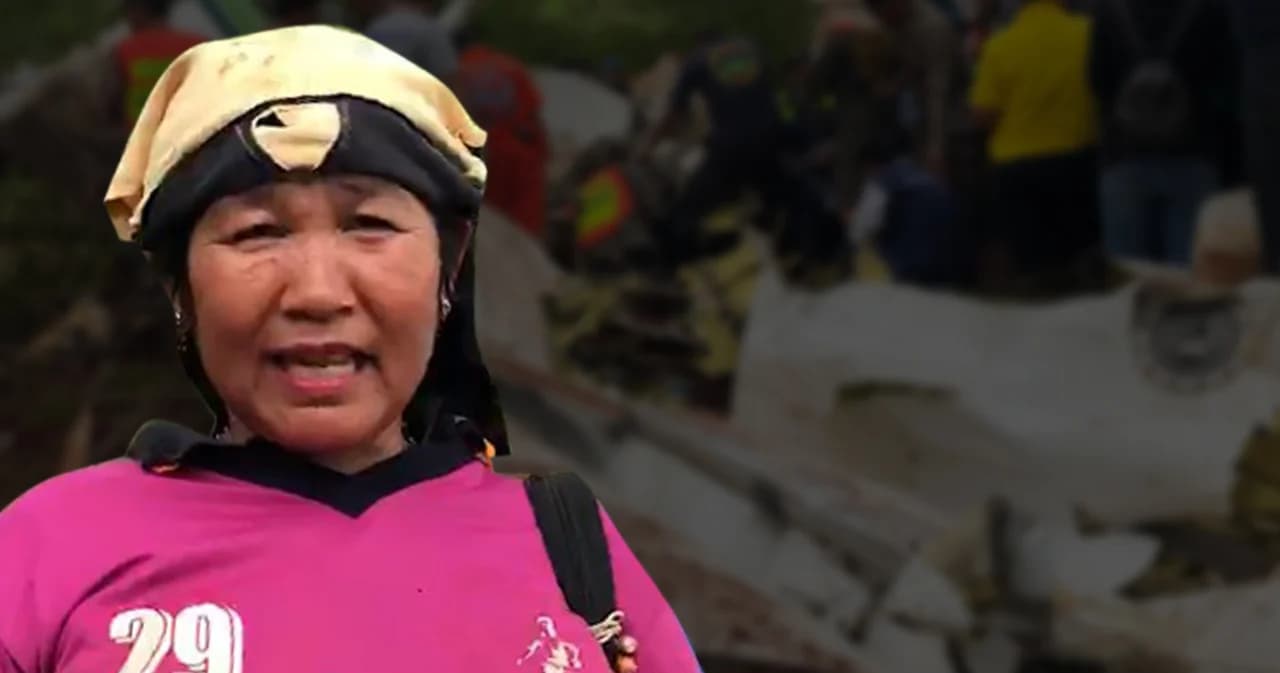 ผู้เห็นเหตุการณ์ เล่านาทีเครื่องบินเกษตรตก เผยได้ยินเสียงเครื่องยนต์ดังก่อนตก