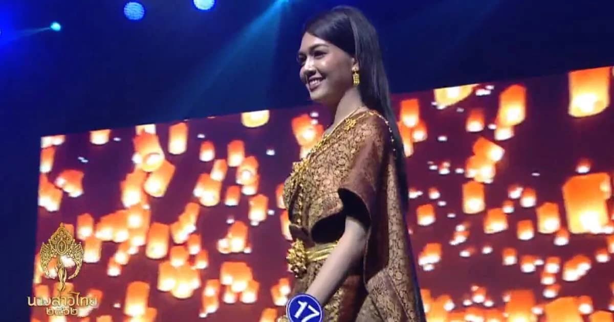 คลิปเวทีนางสาวไทย 2562 รอบชุดไทย โดนแย่งซีนเพราะชื่อห้องเสื้อ