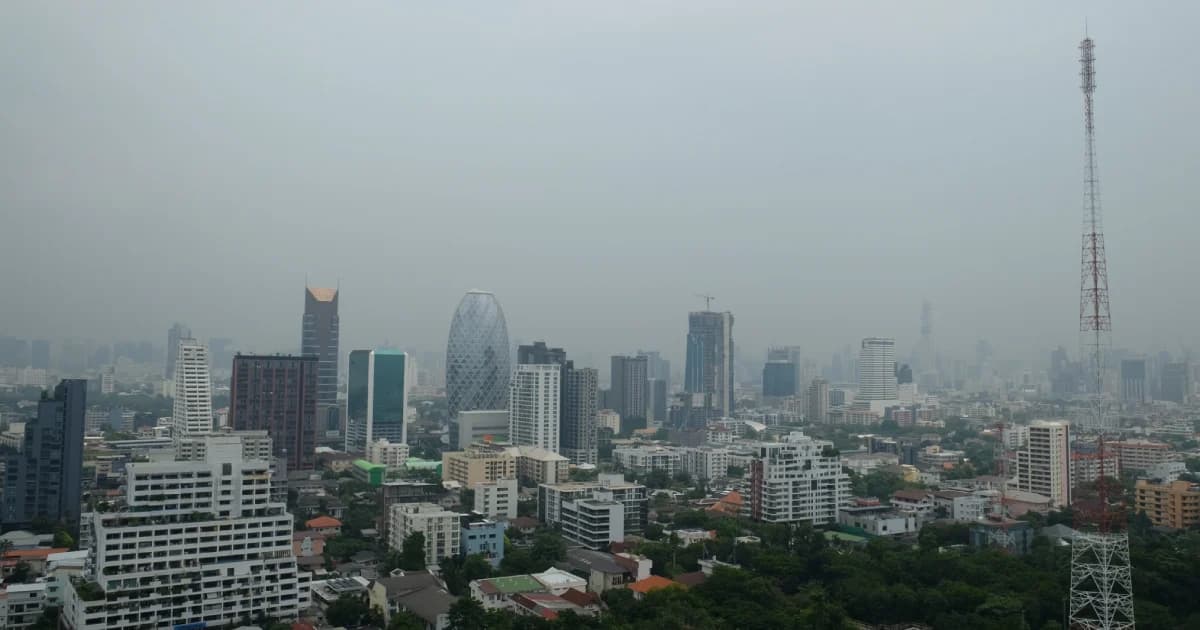 กทม. 10 พื้นทีอากาศแย่ PM2.5 เกินค่ามาตรฐาน