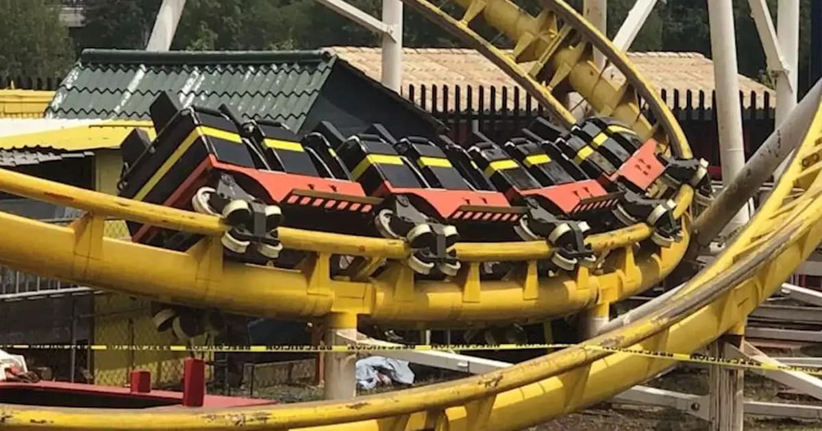 รถไฟเหาะในเม็กซิโกตกราง มีผู้เสียชีวิต 2 ดับ