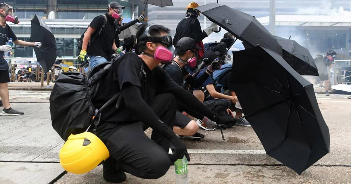 ม็อบฮ่องกงปะทะเดือดเจ้าหน้าที่ ด้านทางการเตรียมรับมือการชุมนุมใหญ่วันชาติจีน
