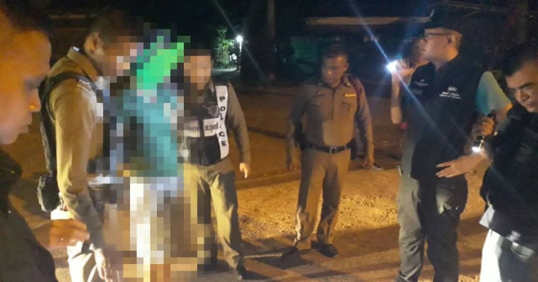 รวบ! หนุ่มเพี้ยนคว้ามีดแทงเจ้าของรีสอร์ทดับ อ้างฉุนไม่เปิดห้องพักให้