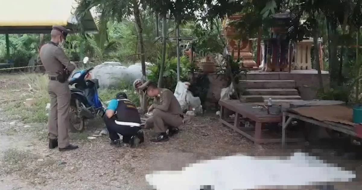 หลานโหดคว้าจอบฟันหัวยายดับคาที่ ก่อนหลบหนี คาดฉุนโดนยายด่า