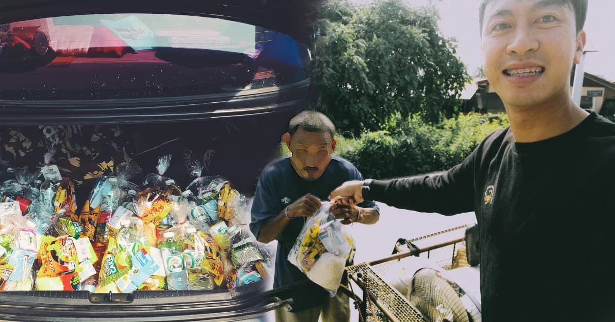 ใจหล่อมาก! หนุ่มเชียงใหม่ชวนทำชาเลนจ์ใช้สิทธิ์ ชิม ช้อป ใช้ ซื้อของแบ่งปันผู้ด้อยโอกาส