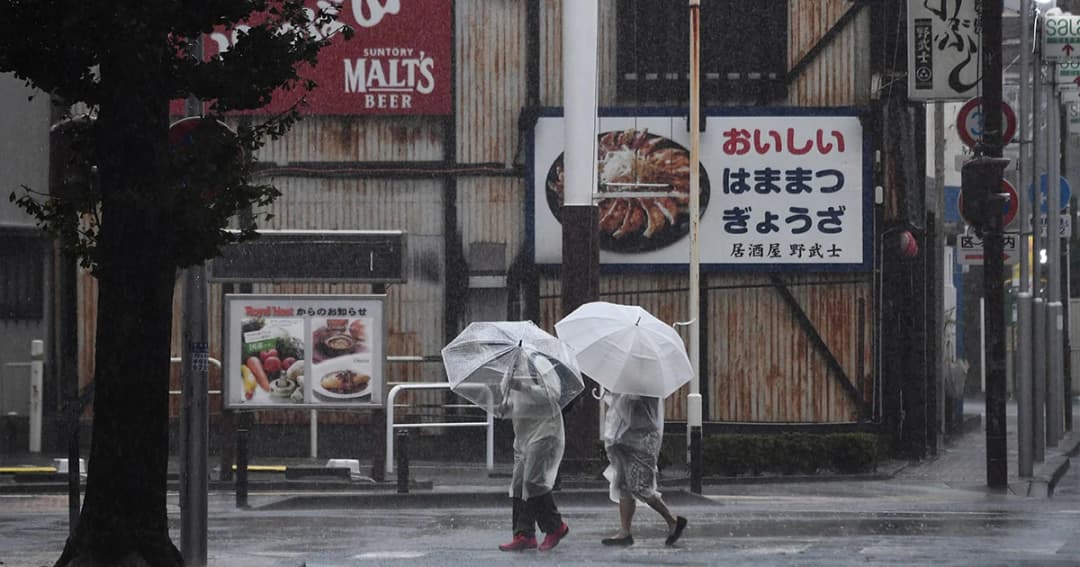 ไต้ฝุ่นฮากิบิสพัดขึ้นสู่ชายฝั่งเกาะฮอนชูแล้ว