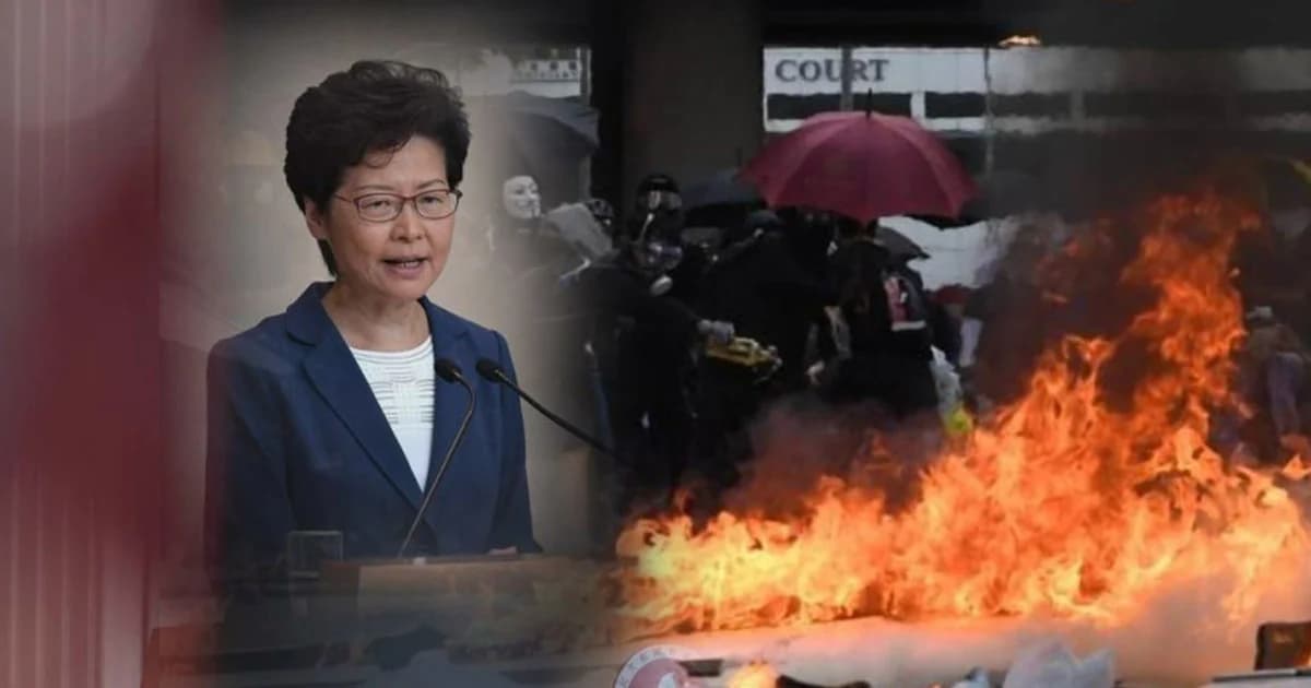 แคร์รี แลม ชี้เหมาะสมกรณี ตร.ฮ่องกงใช้กำลังตอบโต้ความรุนแรง