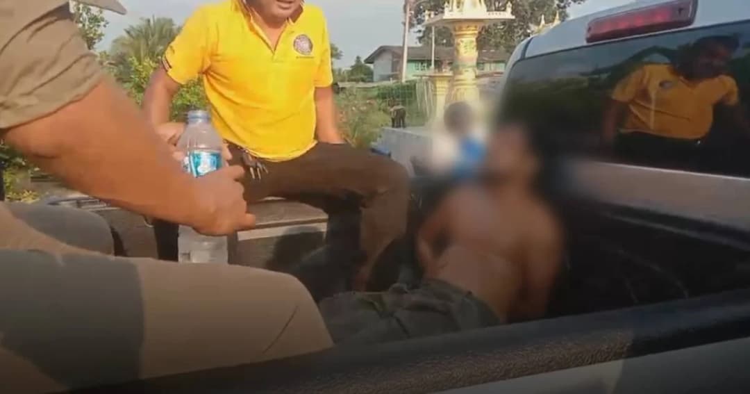 ลูกชายคลั่ง ขอเงินซื้อยาบ้าไม่ได้ คว้าจอบฟันหัวพ่อดับต่อหน้าหลาน 7 ขวบ