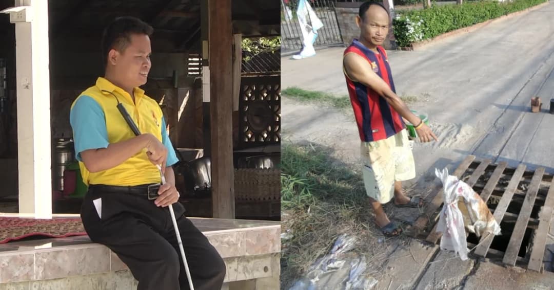 หนุ่มตาบอดตกท่อ เผยเป็นเหตุสุดวิสัยตะแกรงถูกลัก-ไม่โทษใคร