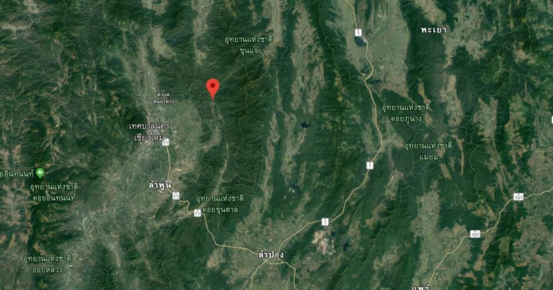 แผ่นดินไหว ขนาด 3.3 จุดศูนย์กลาง อ.ดอยสะเก็ด ตัวเมืองเชียงใหม่ รู้สึกสั่นไหวได้