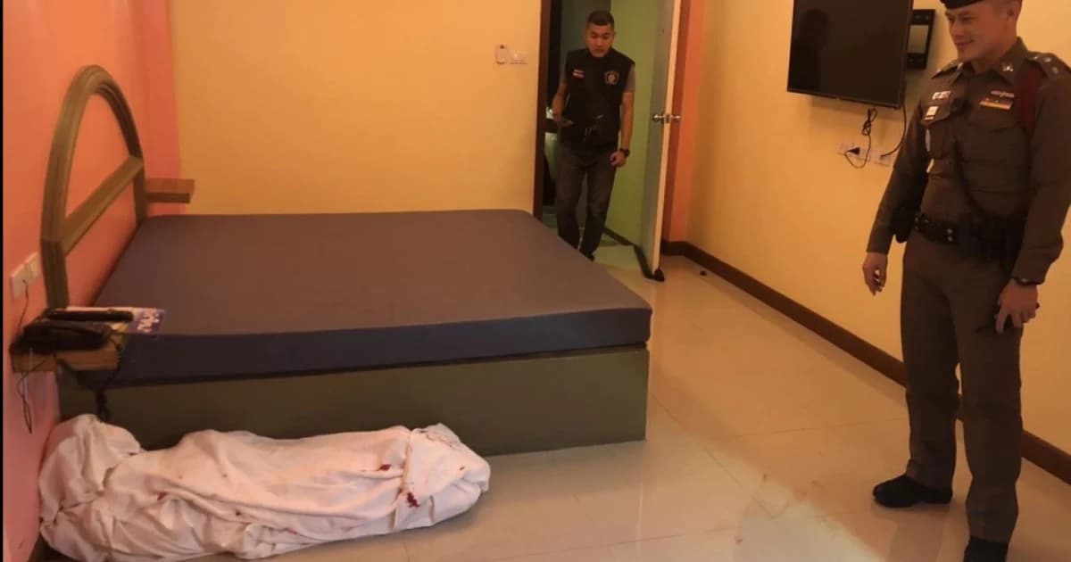 แม่บ้านผวา! หนุ่มสาวเปิดห้อง ใช้ผ้าเช็ดเลือดแล้วห่อเหมือนศพ