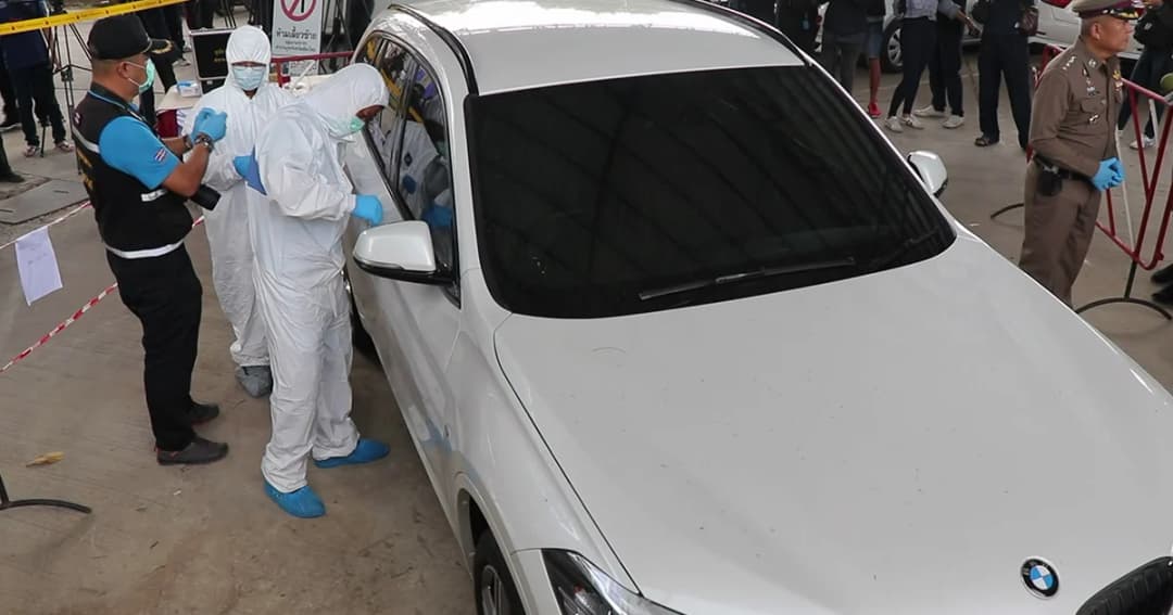 ตร.ยัน BMW เป็นของเศรษฐีสายบุญ ตรวจสอบพบเส้นผม-เศษปูนชนิดเดียวกับที่ใช้ปิดศพในตู้เย็น