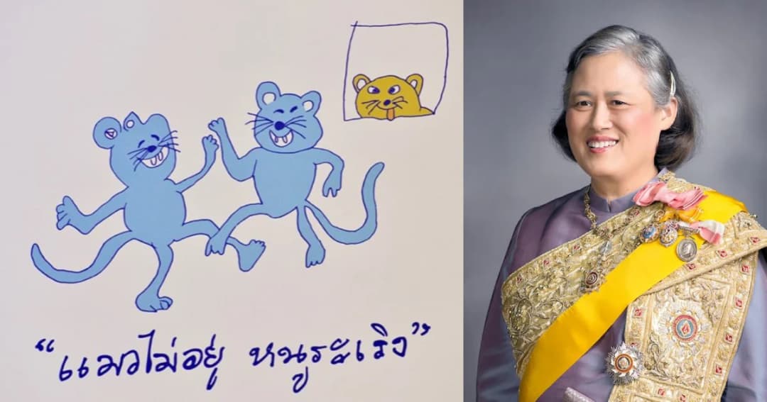 กรมสมเด็จพระเทพฯ พระราชทาน ส.ค.ส. ปี 2563 “แมวไม่อยู่ หนูระเริง”