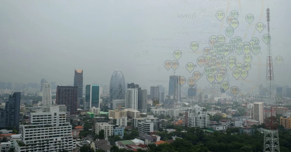 ฝุ่นPM2.5 ขยายพื้นที่ เช้านี้ 13 จุด เริ่มส่งผลต่อสุขภาพ