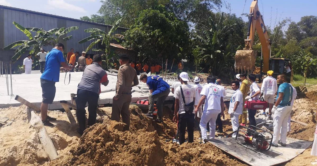 รองโฆษก ตร. ชี้อาคารถล่มทับคนงานดับ 7 ศพภูเก็ตโครงสร้างไม่ได้มาตรฐาน