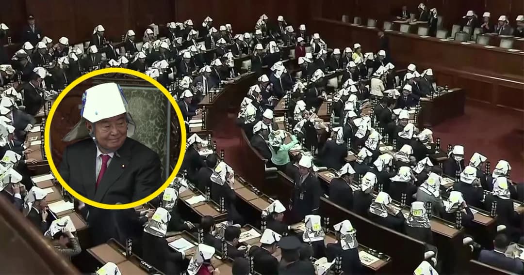 โซเชียลอมยิ้ม! สภาญี่ปุ่นซ้อมรับมือแผ่นดินไหว