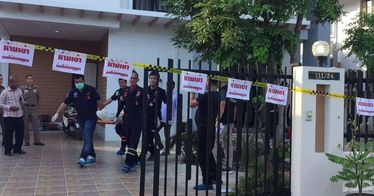 ฆ่าโหดครูเมืองระยอง 2 ศพ พบข้อความปริศนาติดประตูหน้าบ้าน