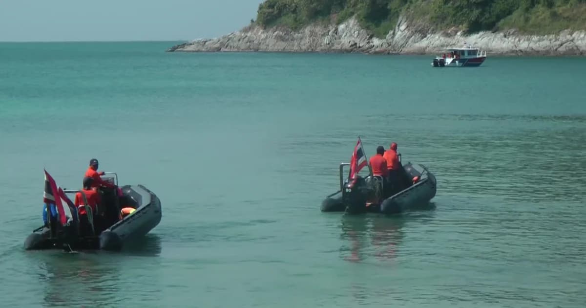 ยังไม่พบ! 2 นักท่องเที่ยวโปแลนด์ หลังเรือแคนูถูกคลื่นพัดจมหาย