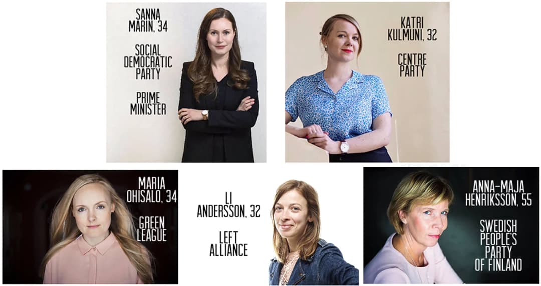 พลังผู้หญิงรุ่นใหม่! ฟินแลนด์มีนายกฯ และรัฐมนตรี สตรีรุ่นใหม่ เป็นกำลังหลักบริหารประเทศ