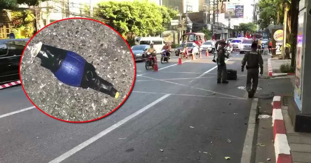 ป่วนทองหล่อ! พบวัตถุต้องสงสัยคล้ายระเบิด จนท.เร่งกู้ ที่แท้เป็นอุปกรณ์เป่าลม