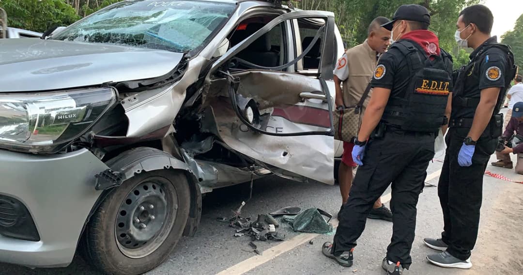 ปัตตานี-สงขลาป่วน! ลอบวางระเบิดรถตำรวจ จนท.เจ็บ 5 นาย