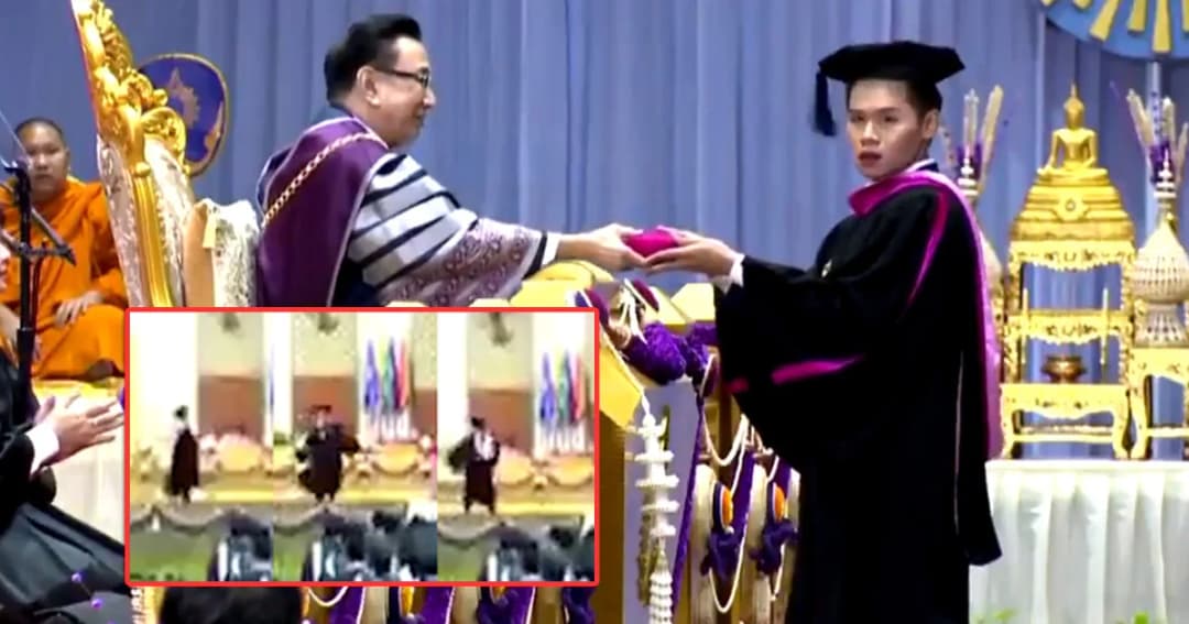 แชร์สนั่น! บัณฑิตฟูลเทิร์นรับปริญญา ม.รังสิต พร้อมยิ้มอ่อน