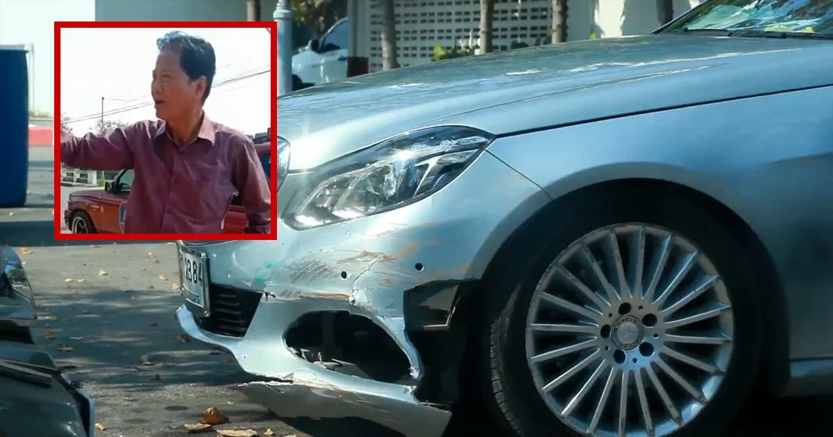 ทวี ไกรคุปต์ ขับรถชนจักรยานยนต์วัยรุ่น พยายามขับหนี คู่กรณีข้อเท้าฉีก